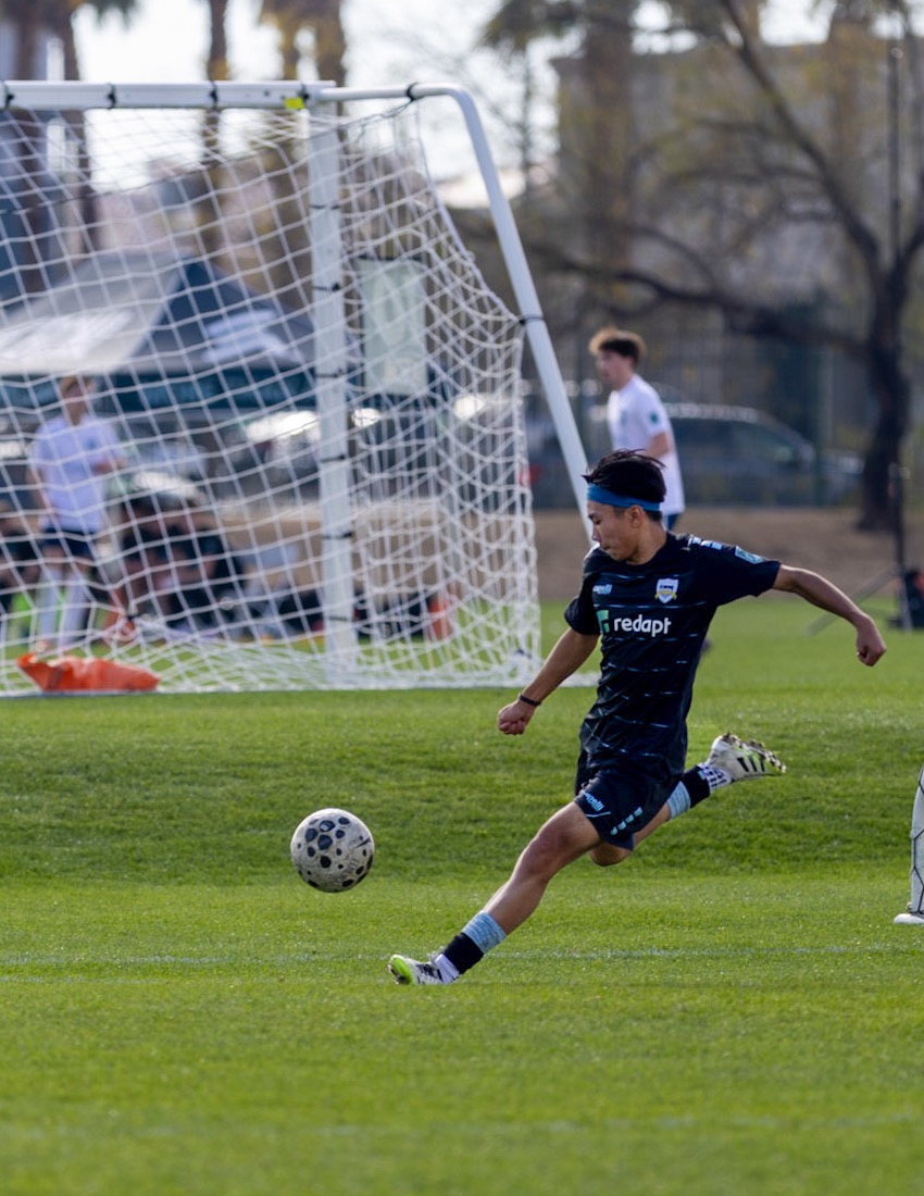 Nathan Leong in action for Seattle United